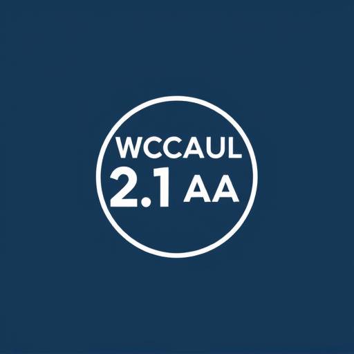 The official WCAG 2.1 AA logo, indicating compliance with the Web Content Accessibility Guidelines.